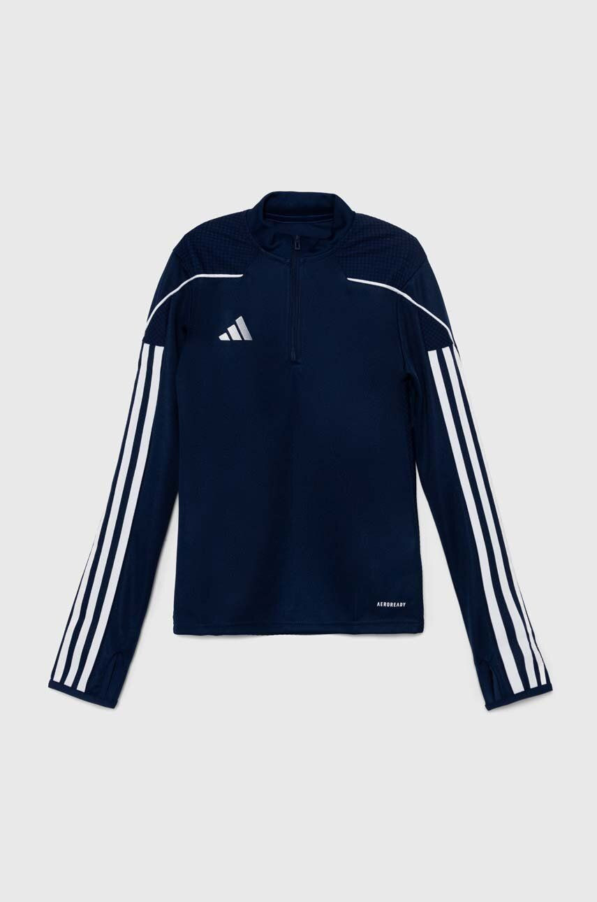 Detská mikina adidas Performance TIRO23L TR TOPY tmavomodrá farba, vzorovaná, HS3488