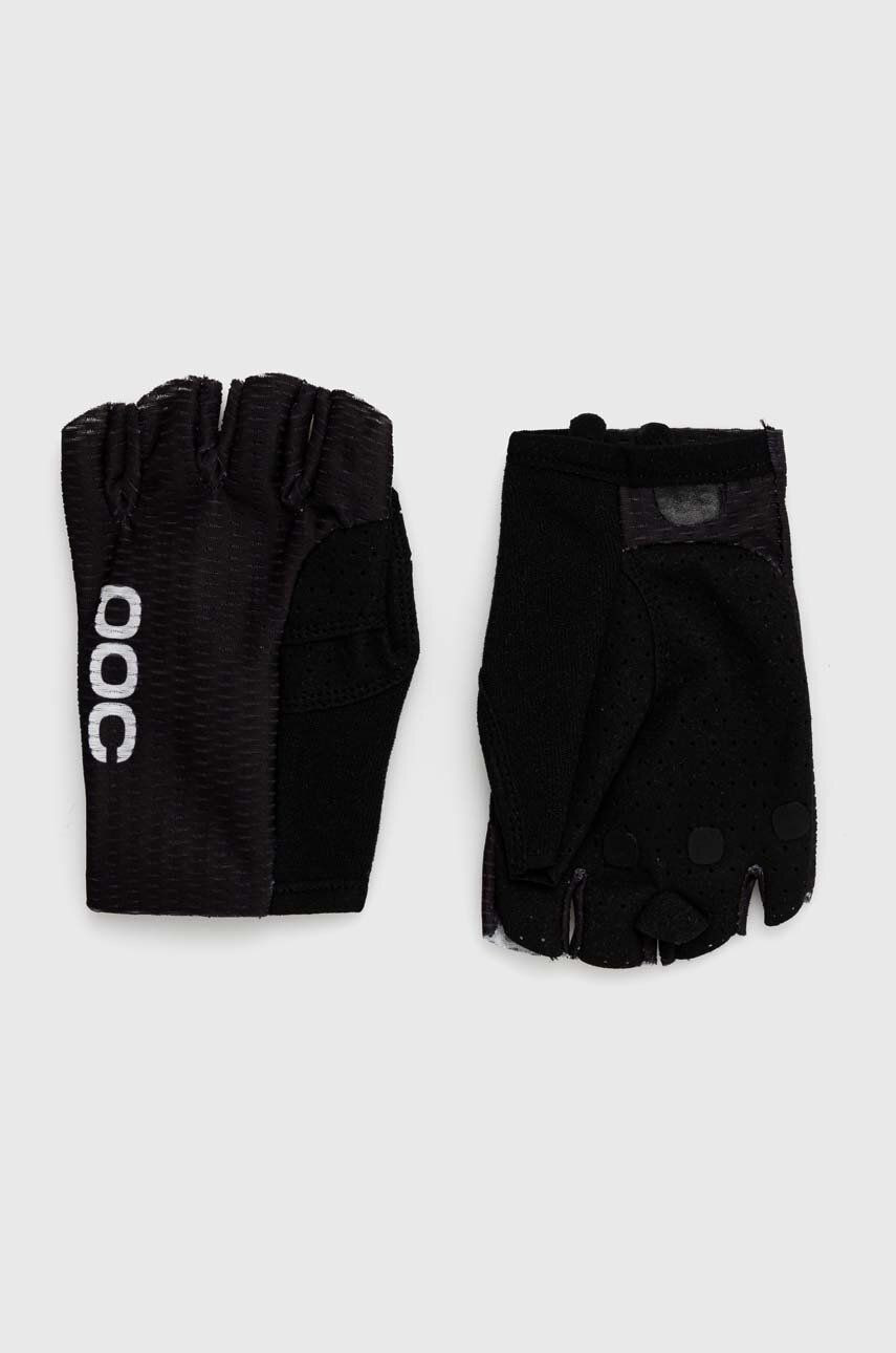 Cyklistické rukavice POC Agile Short čierna farba