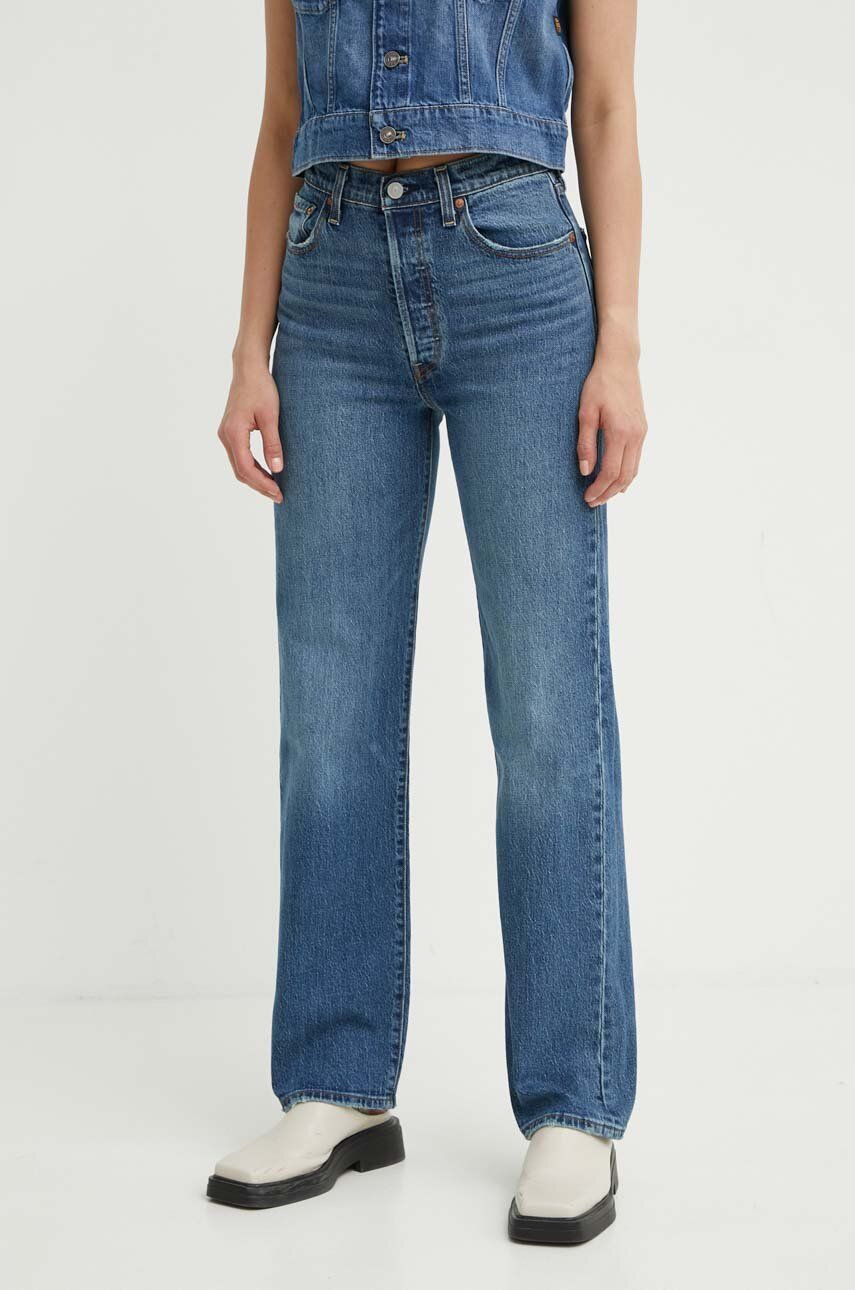 Rifle Levi's RIBCAGE FULL LENGTH dámske, vysoký pás, 79078