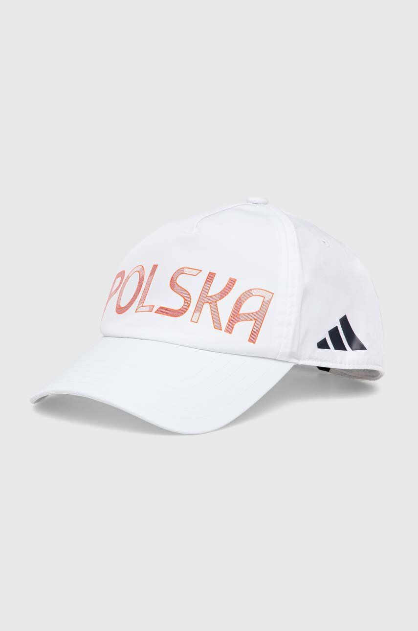 Šiltovka adidas Performance Olympic biela farba, s nášivkou, JF1017