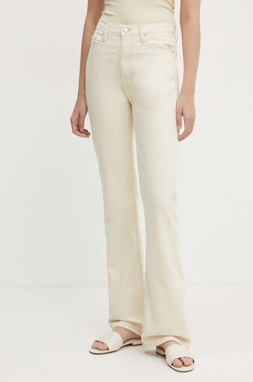 Rifle Calvin Klein Jeans dámske, vysoký pás, J20J223973