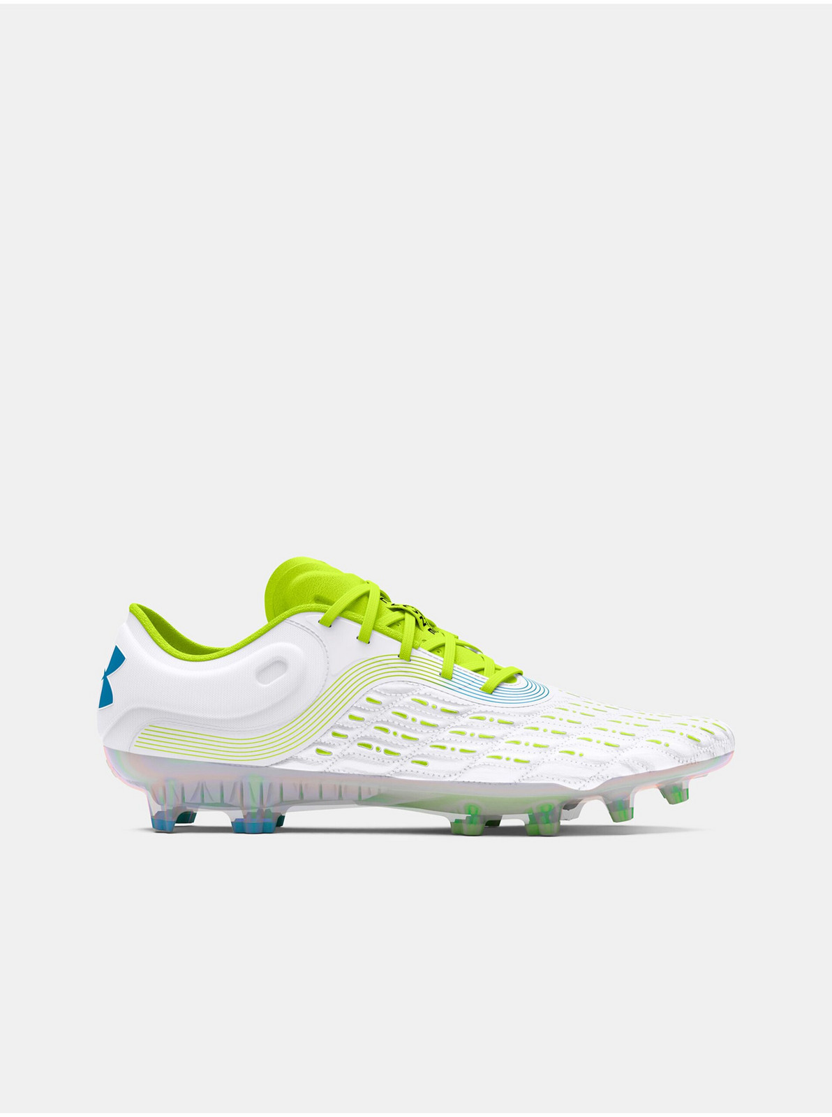 Biele pánske kopačky Under Armour UA Clone Mag Elite 3.0 FG
