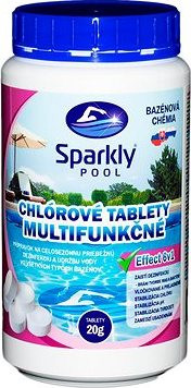 Sparkly POOL Tablety do bazéna chlórové 6 v 1 multifunkčné 20 g 1 kg