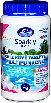 Sparkly POOL Tablety do bazéna chlórové 5 v 1 multifunkčné 20 g 1 kg