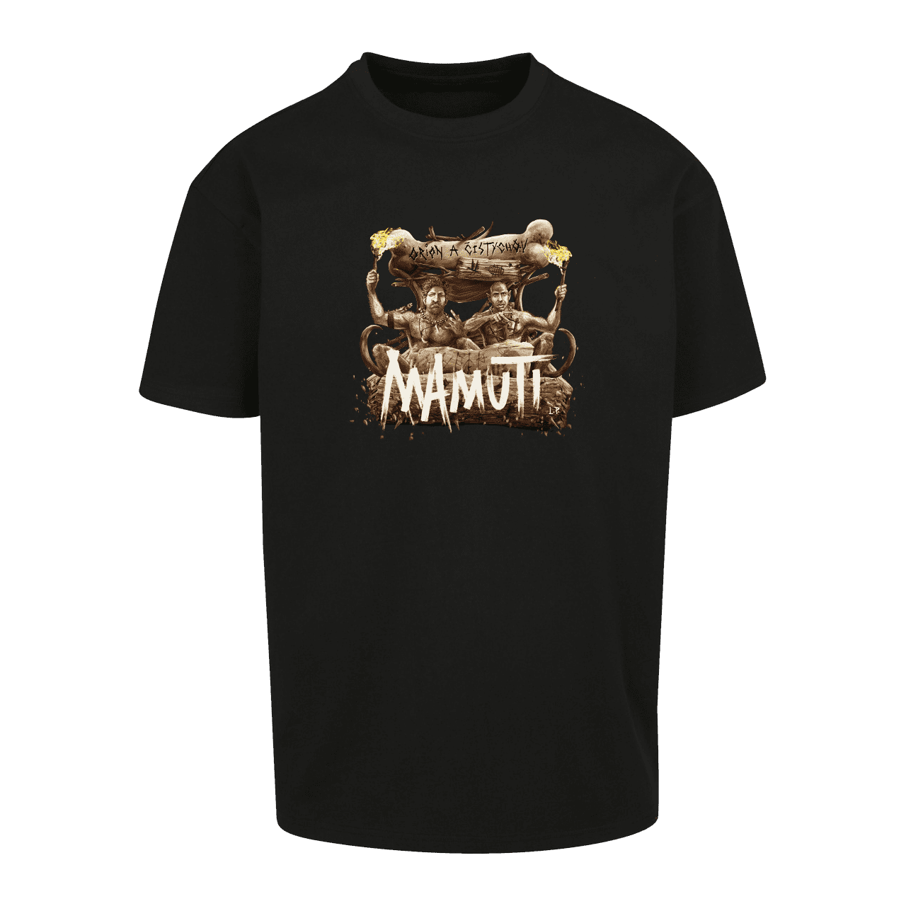 Čis-T tričko Orion & Čistychov - Mamuti Cover PREMIUM Čierna S