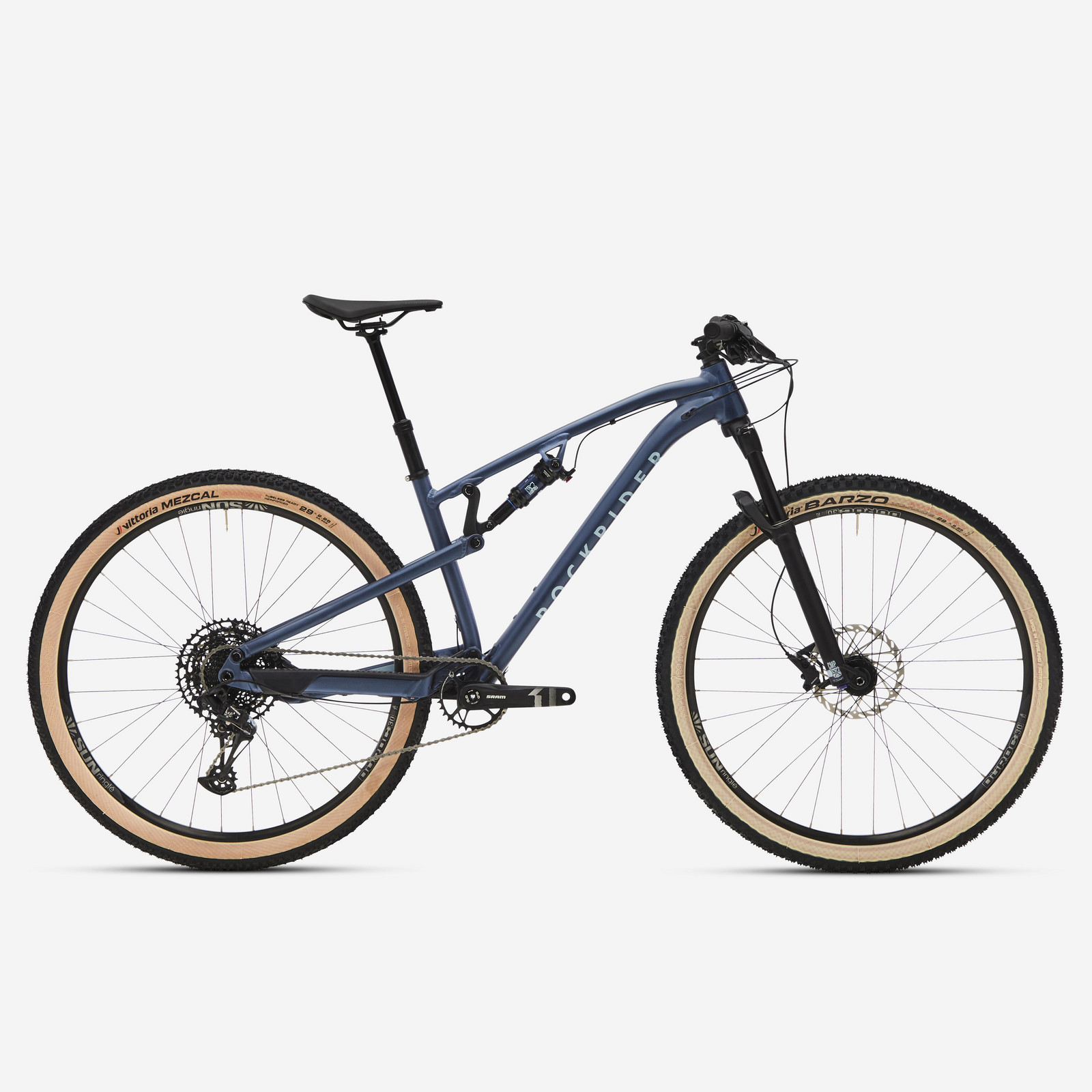 Horský bicykel na cross country Race 700 S s hliníkovým rámom modrý