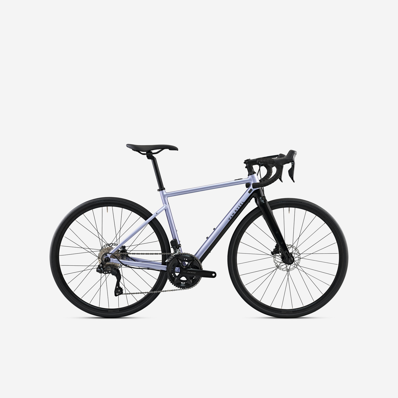 Dámsky cestný elektrobicykel E-EDR AF Shimano 105 Di2 2×12R fialový