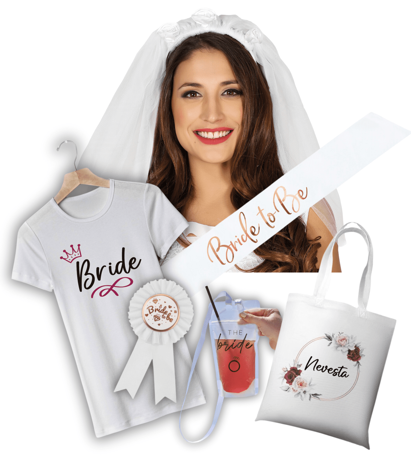 HeliumKing Set na rozlúčku so slobodou PREMIUM - Bride