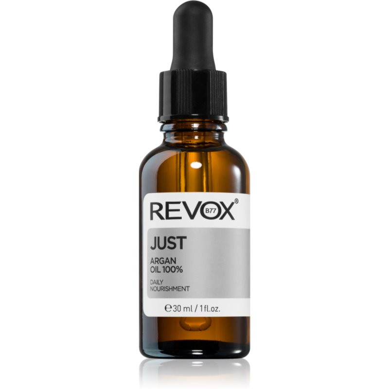 Revox B77 Just Argan Oil 100% vyživujúce olejové sérum na tvár a krk 30 ml