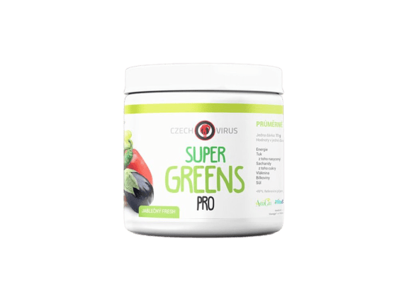 Czech Virus Super Greens PRO Jablečný mošt 330 g