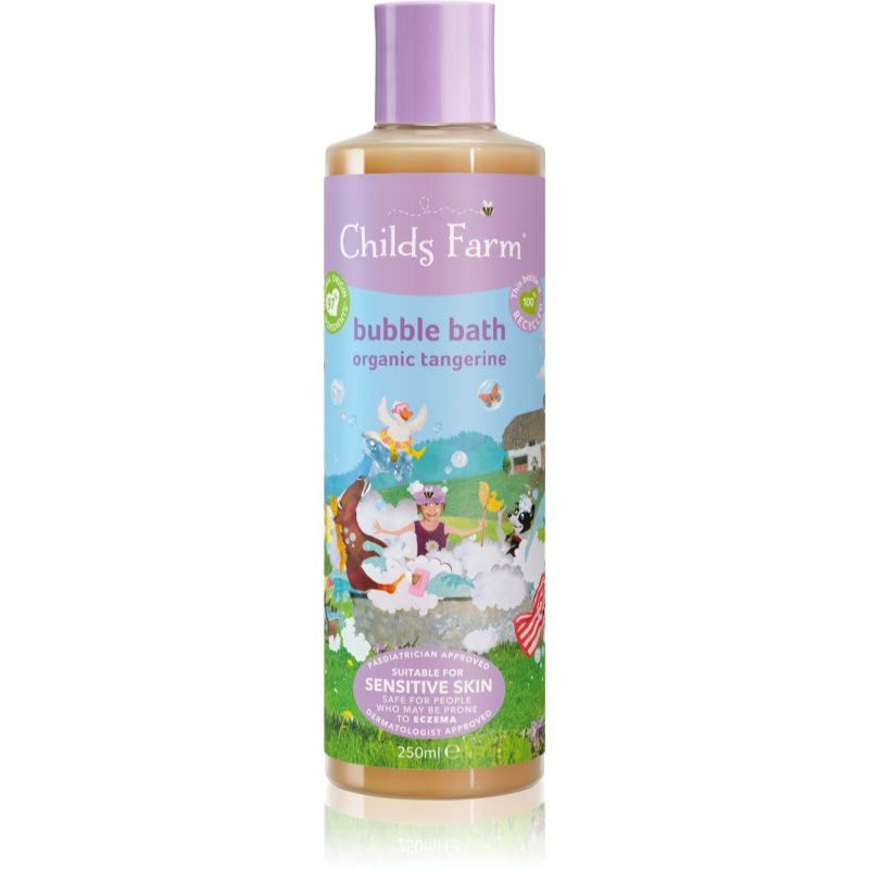 Childs Farm Bubble Bath pena do kúpeľa a čistiaci gél Organic Tangerine 250 ml