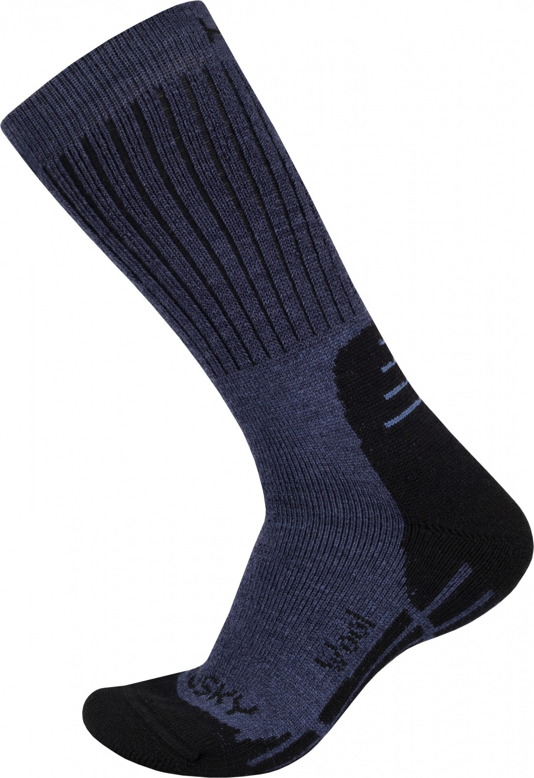 Husky Ponožky All Wool modrá Veľkosť: L (41-44)