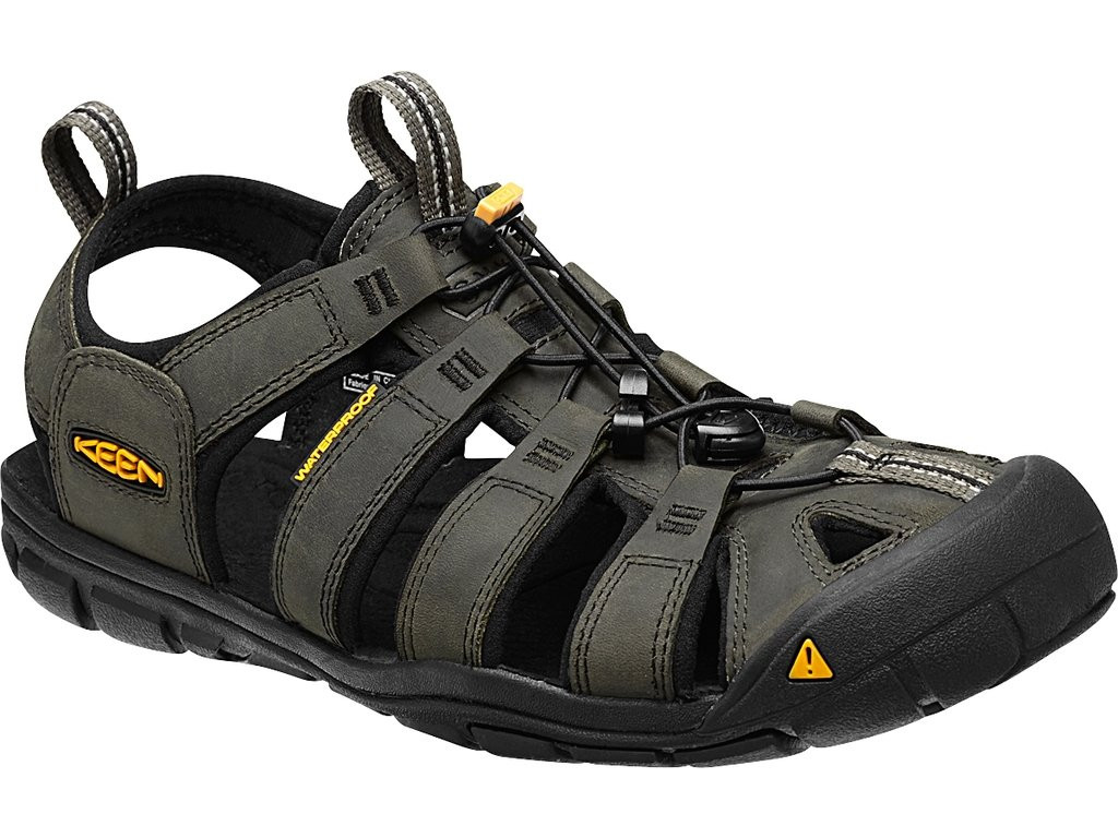 Keen CLEARWATER CNX LEATHER MEN magnet / black Veľkosť: 41
