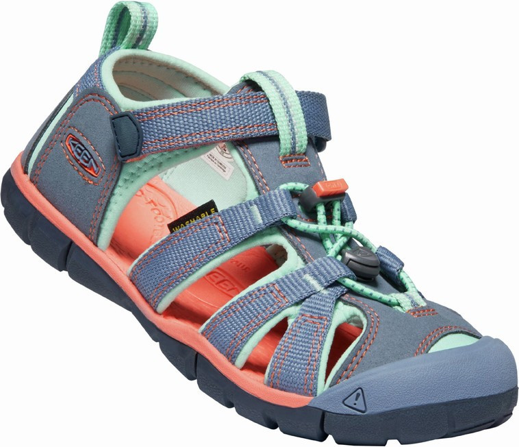 Keen SEACAMP II CNX CHILDREN flint stone / Ocean wave Veľkosť: 27/28