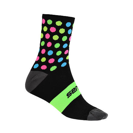 SENSOR PONOŽKY DOTS čierna / multi Veľkosť: 3/5