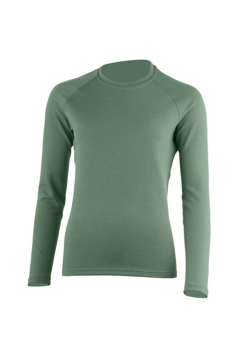 Lasting dámska merino mikina LENA zelená Veľkosť: L