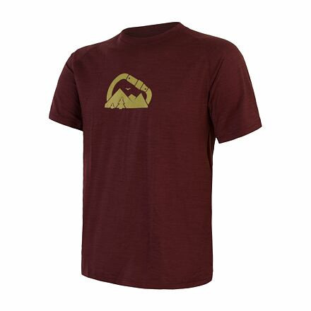 SENSOR MERINO AIR PT SUMMIT pánske tričko kr.rukáv port red Veľkosť: S