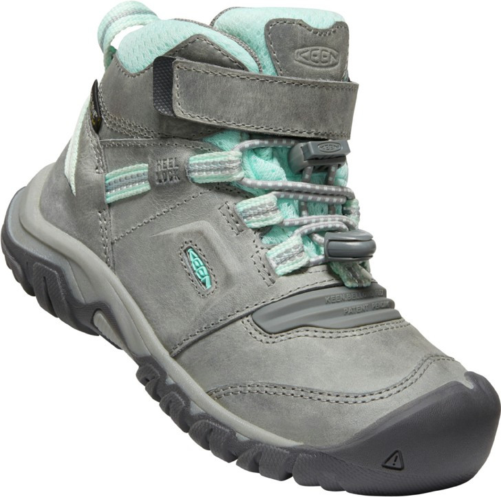 Keen RIDGE FLEX MID WP CHILDREN grey/blue tint Veľkosť: 27/28