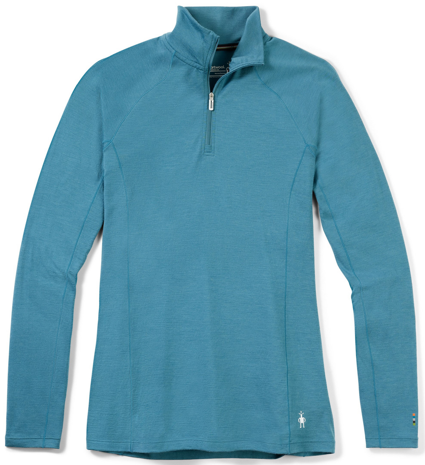 Smartwool W CLASSIC ALL-SEASON MERINO BL 1/4 ZB blue spruce Veľkosť: L