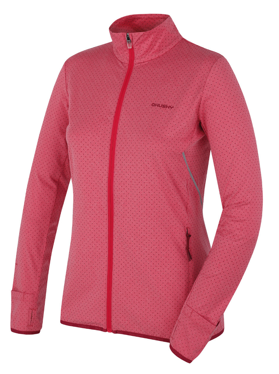Husky Dámska mikina na zips Astel L pink Veľkosť: M