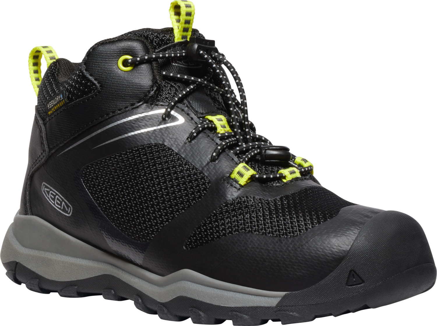 Keen WANDURO MID WP YOUTH black/silver Veľkosť: 32/33
