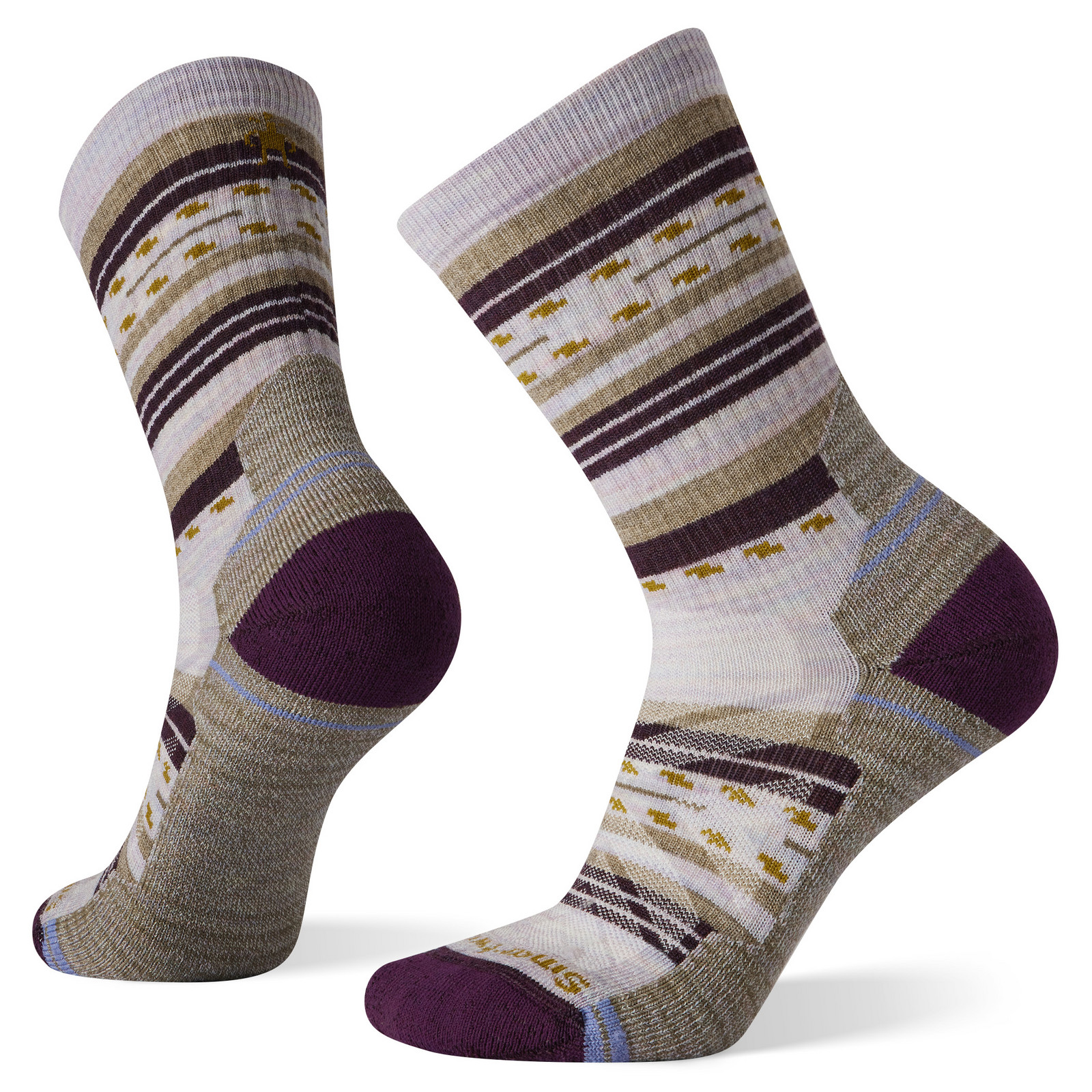 Smartwool HIKE LIGHT CUSHION MARGARITA CREW purple eclipse Veľkosť: M