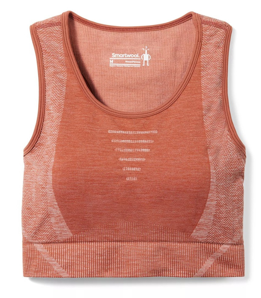 Smartwool W INTRAKNIT RACERBACK BRA copper Veľkosť: L
