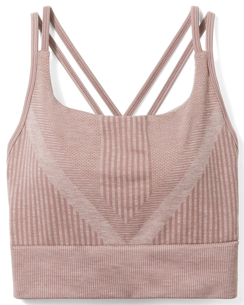 Smartwool W INTRAKNIŤ STRAPPY BRA sandstone Veľkosť: XS