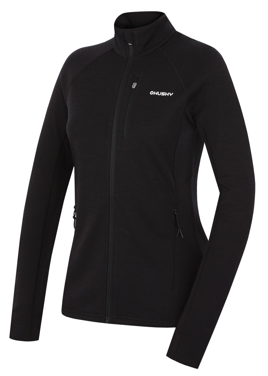 Husky Dámska mikina z merino vlny Alou L black Veľkosť: L