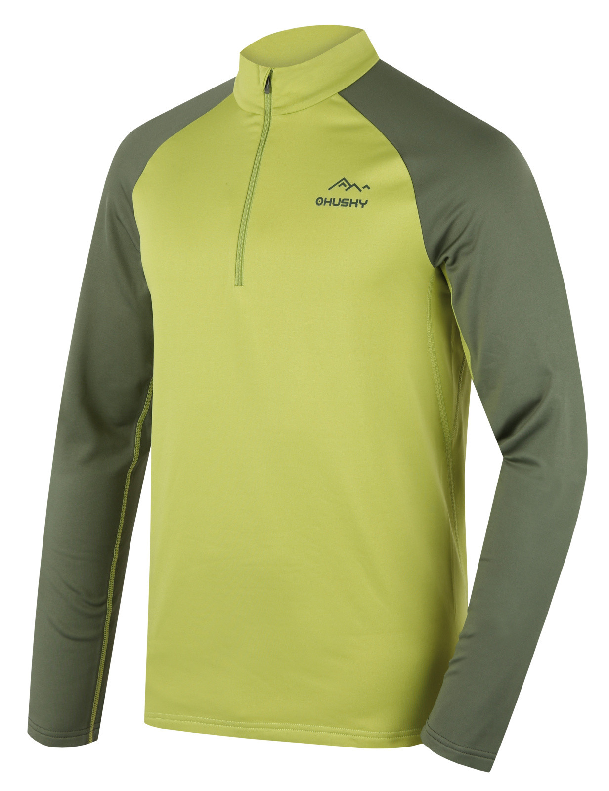 Husky Termobielizeň Active Winter Tromi zips M bright green Veľkosť: L