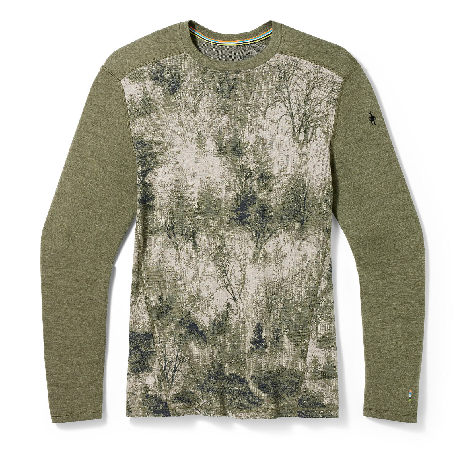 Smartwool CLASSIC THERMAL MERINO BL CREW BOXED winter moss forest Veľkosť: L