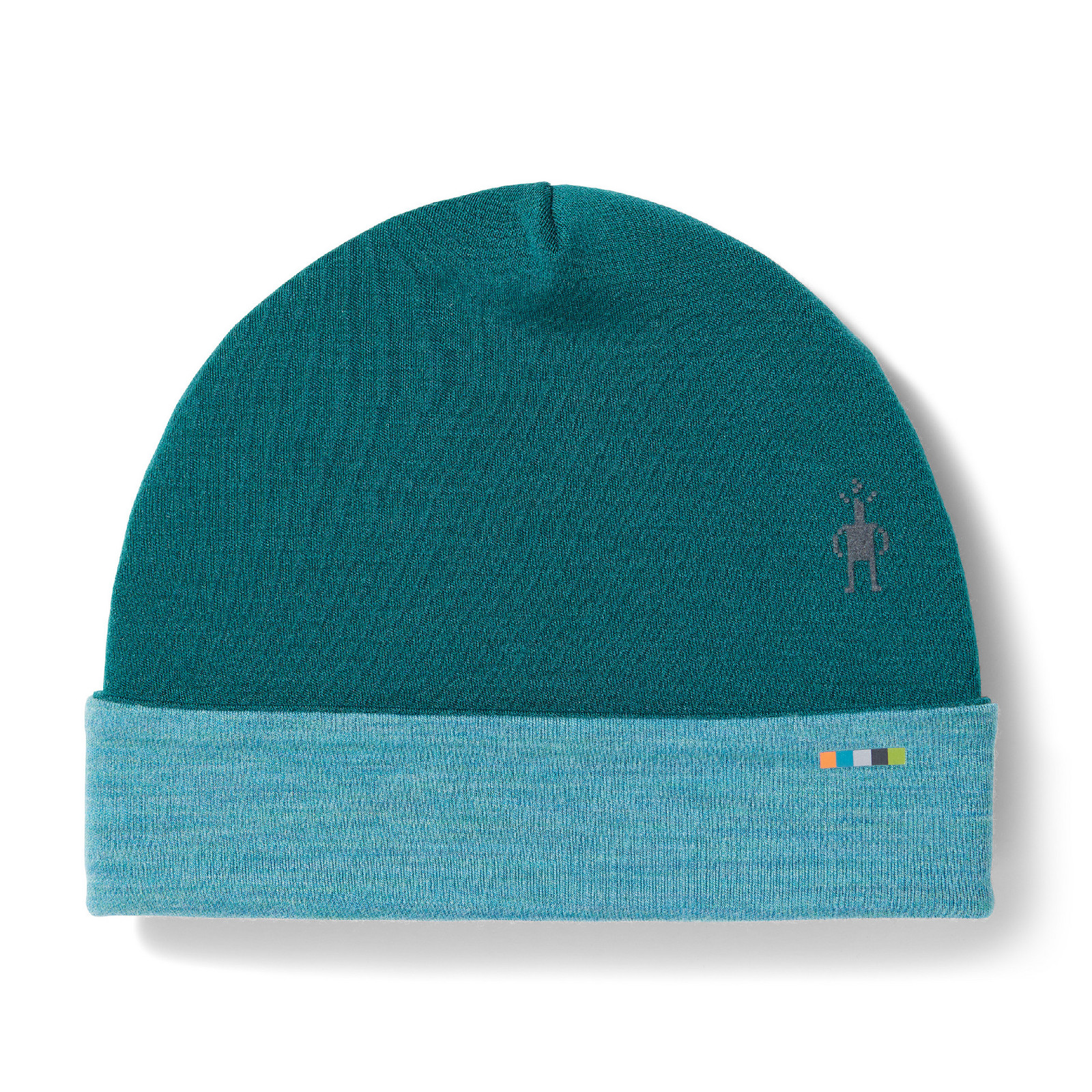 Smartwool THERMAL MERINO REVERSIBLE CUFFED BEANIE emerald green