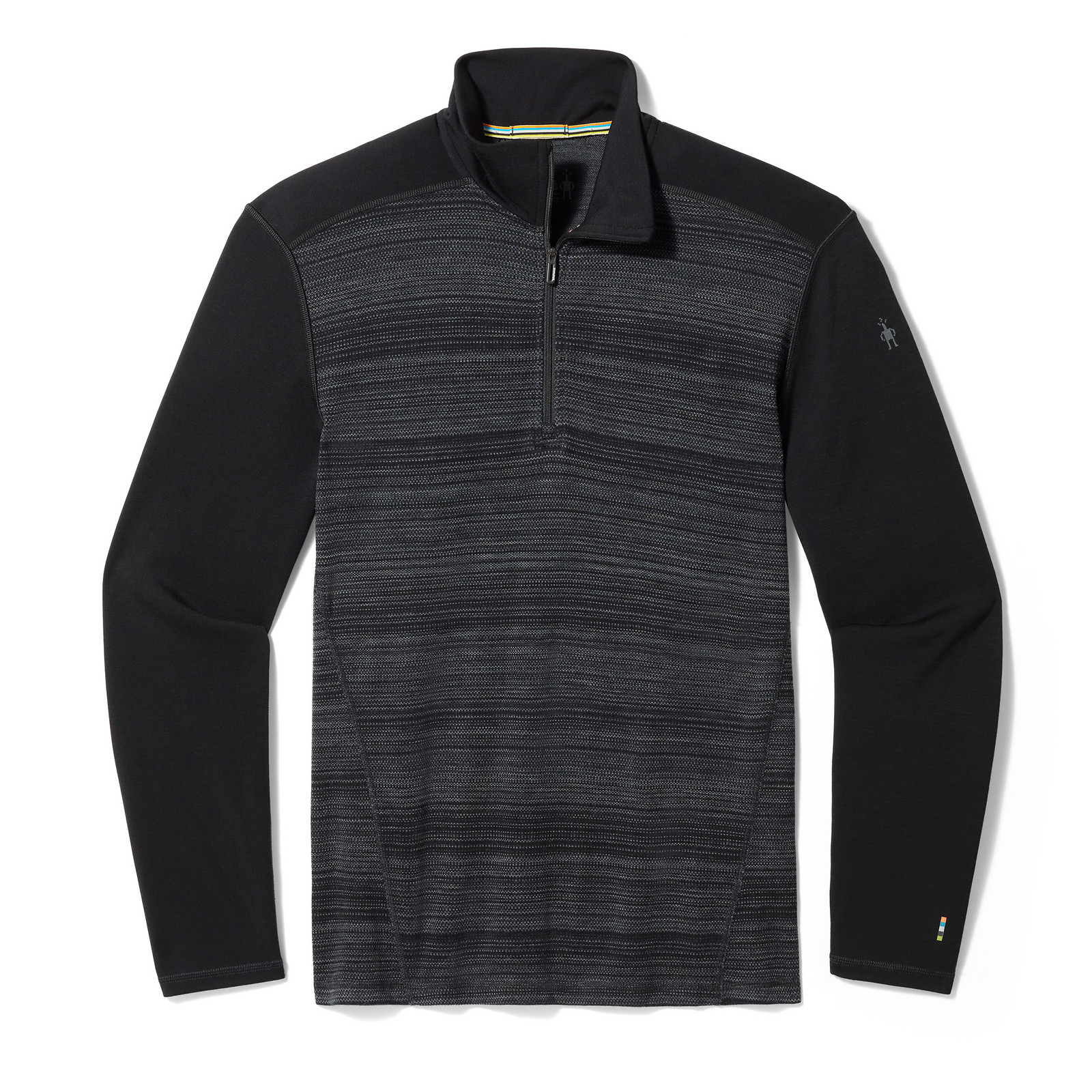 Smartwool CLASSIC THERMAL MERINO BL 1/4 ZIP B black color shift Veľkosť: L