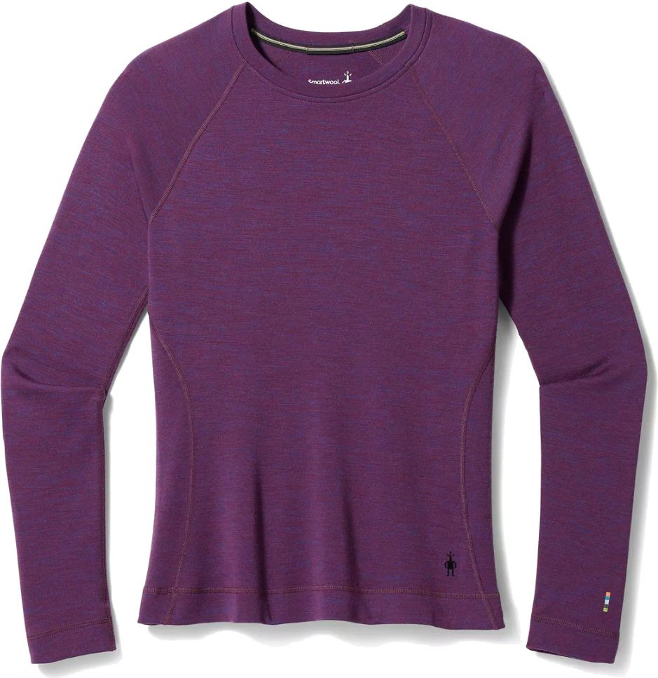 Smartwool W CLASSIC THERMAL MERINO BL CREW BOXED purple iris heather Veľkosť: M