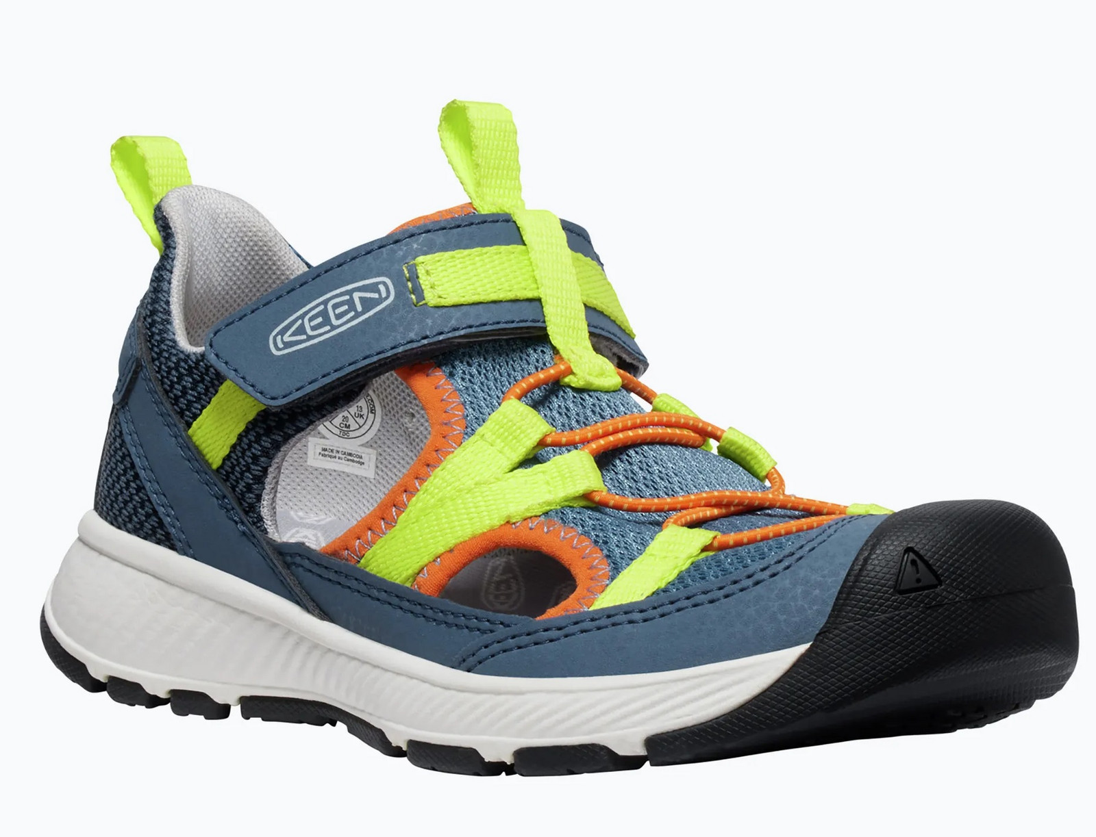 Keen MOTOZOA SANDAL CHILDREN vintage indigo/scarlet ibis Veľkosť: 25/26