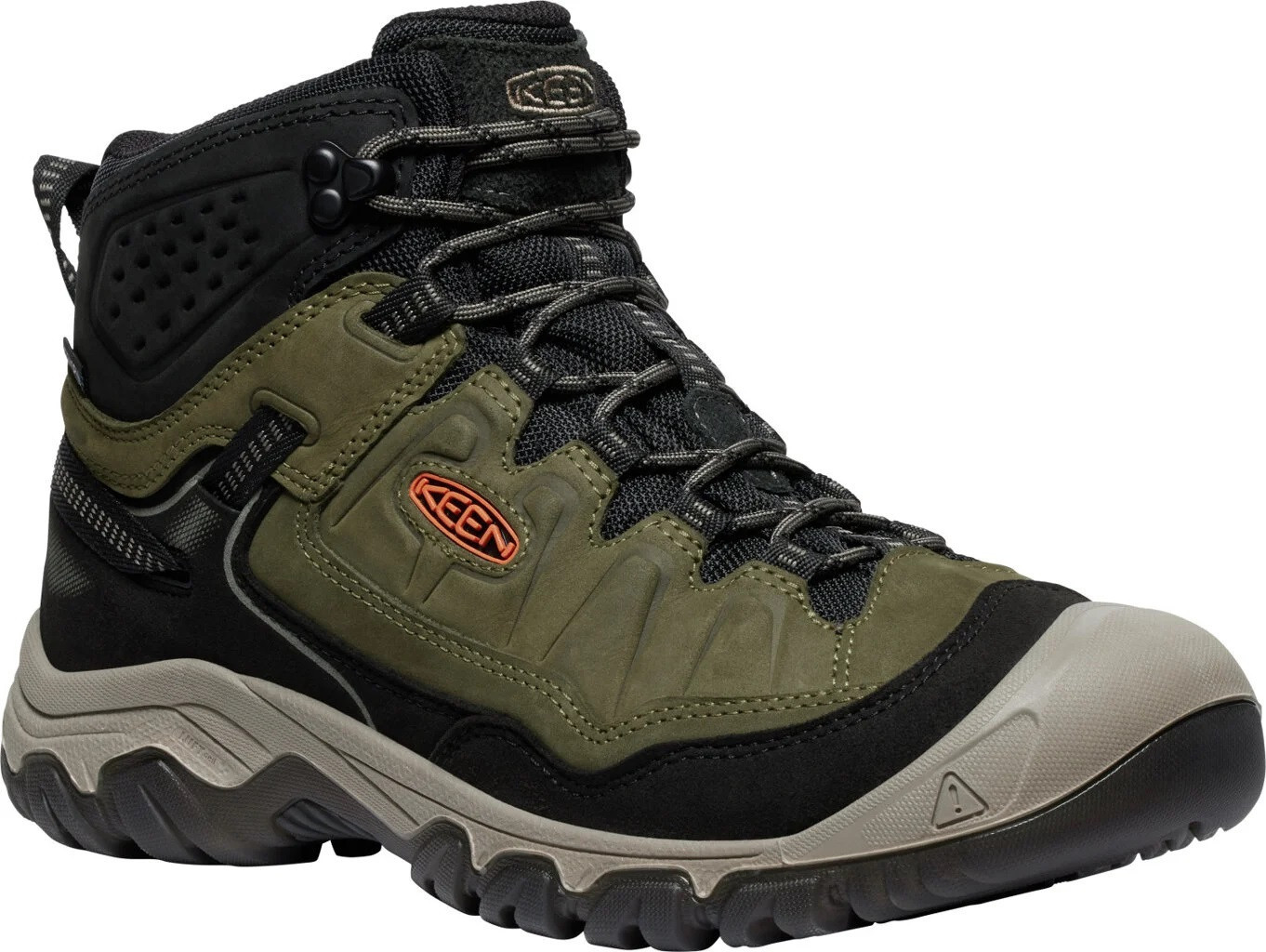Keen TARGHEE IV MID WP MEN dark olive/gold flame Veľkosť: 43