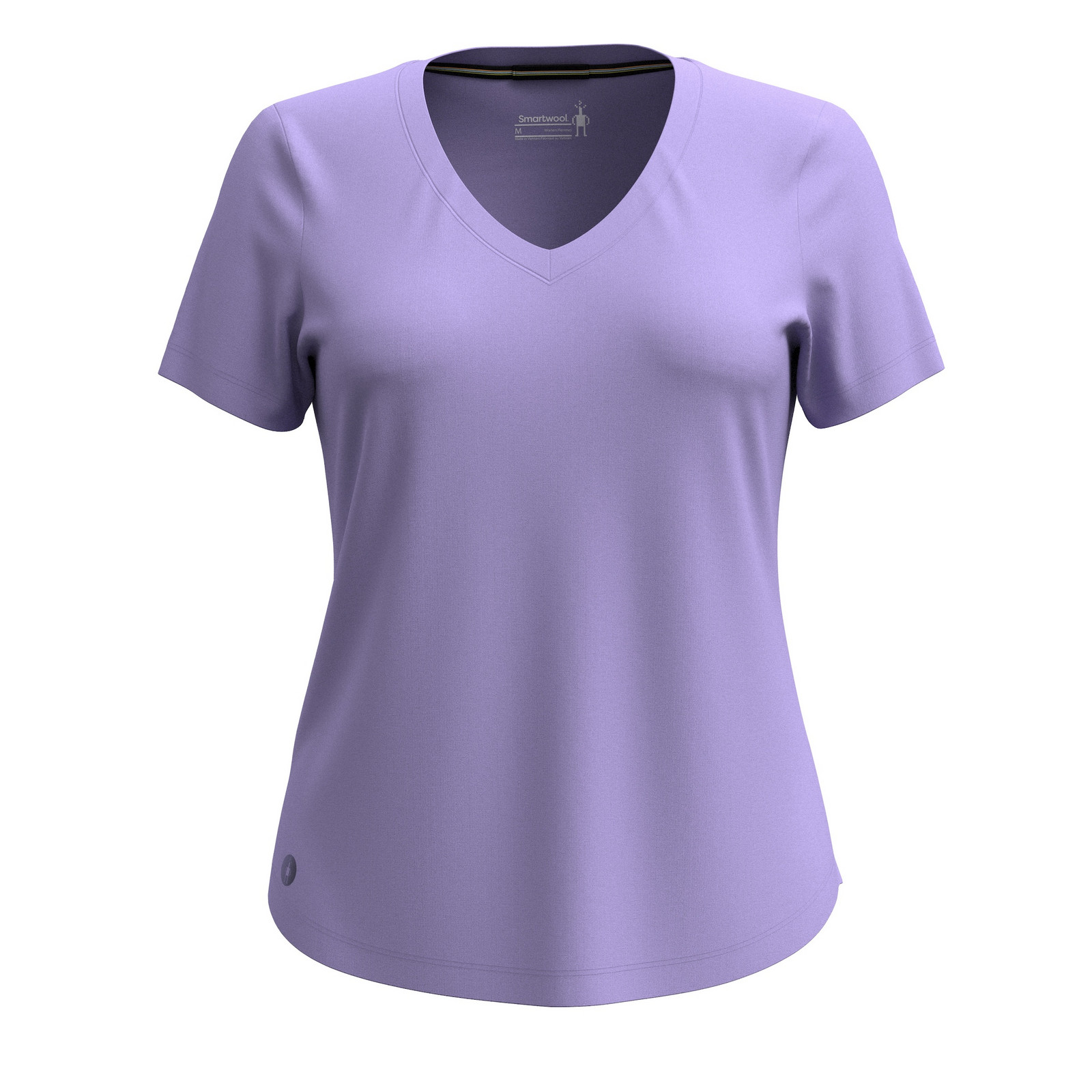 Smartwool W ACTIVE ULTRALITE V-NECK SHORT SLEEVE ultra violet Veľkosť: L