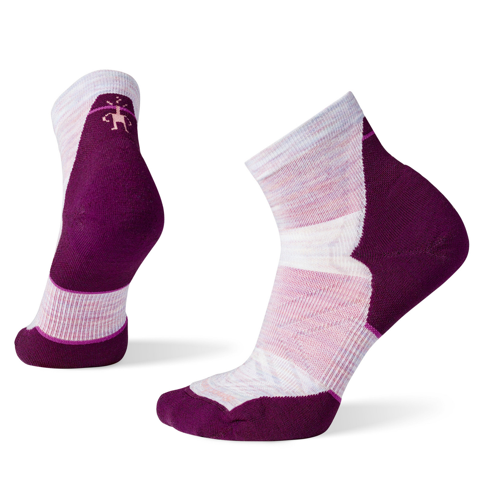 Smartwool W RUN TARGETED CUSHION ANKLE purple eclipse Veľkosť: M