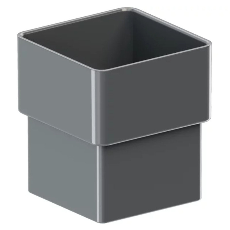 Gutta GuttaKROP spojka zvodovej rúry 98 x 80,2 x 76,2 mm antracit