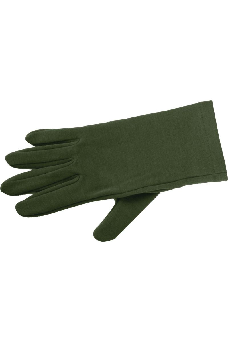 Lasting merino rukavice RUK zelené Veľkosť: L