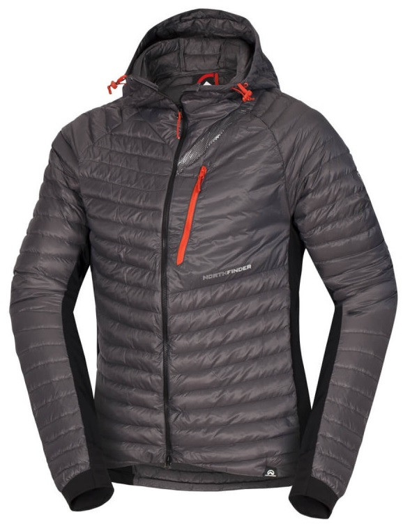 Northfinder pánska bunda BUDIN black orange BU-3808SKP-383 Veľkosť: XXL
