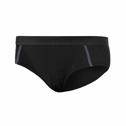 SENSOR MERINO ACTIVE dámske nohavičky čierna Veľkosť: S