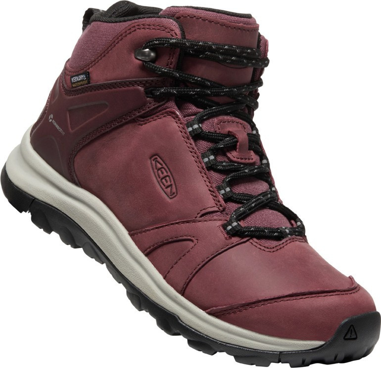 Keen TERRADORA II LEATHER MID WP W wine/black Veľkosť: 36