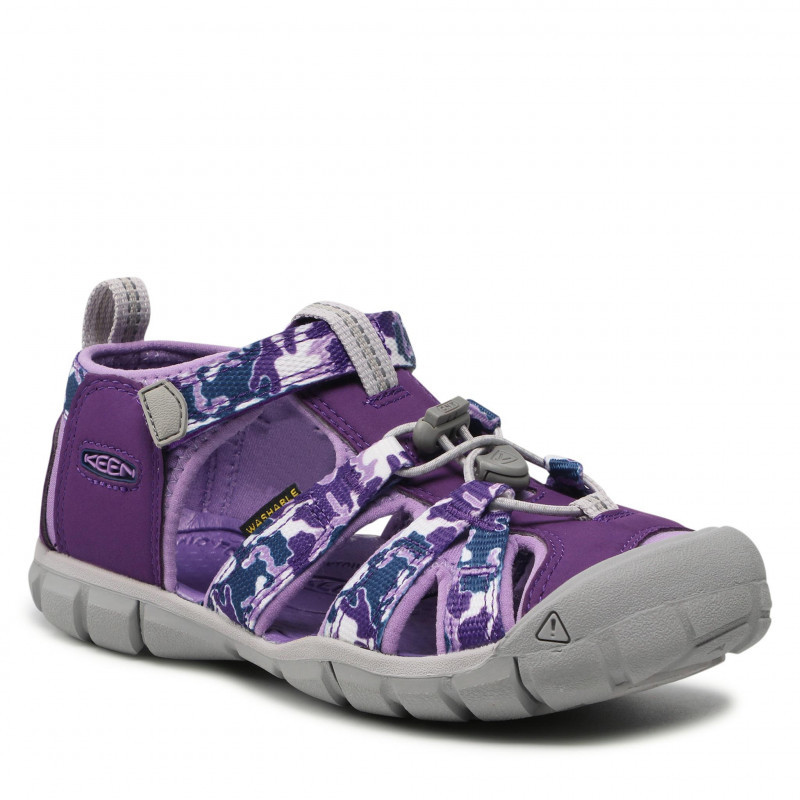 Keen SEACAMP II CNX YOUTH camo/tillandsia purple Veľkosť: 35
