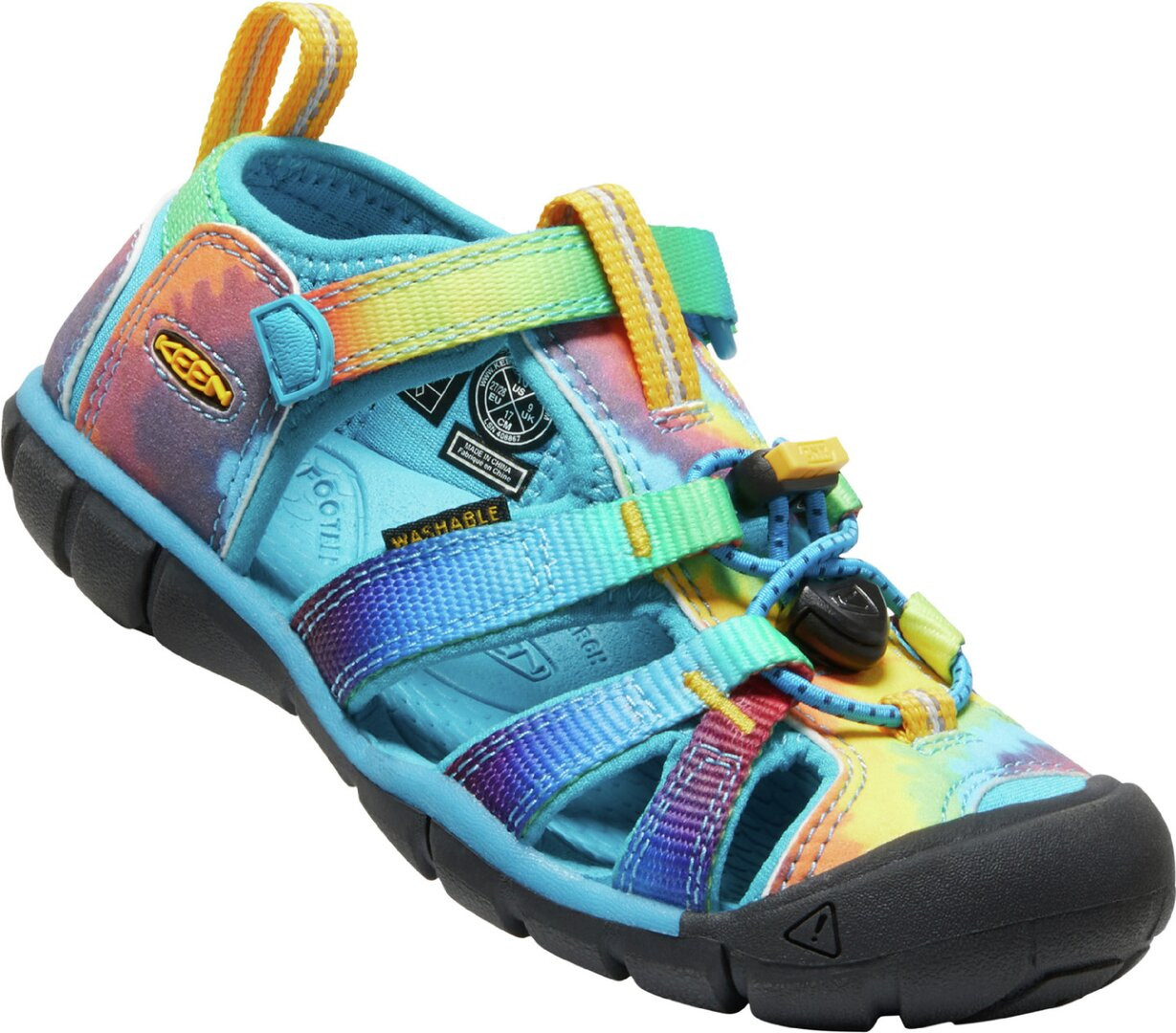 Keen SEACAMP II CNX YOUTH vivid blue/original tie dye Veľkosť: 34