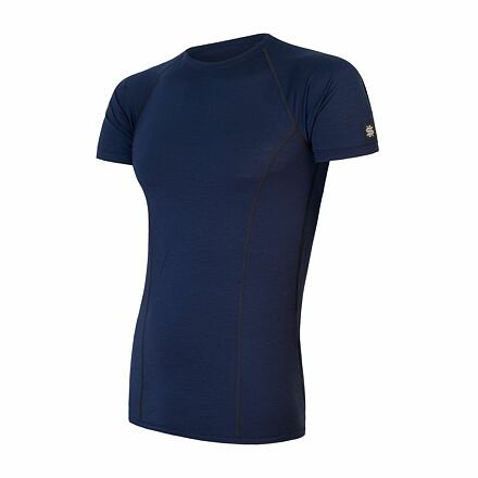 SENSOR MERINO ACTIVE pánske tričko kr.rukáv deep blue Veľkosť: S