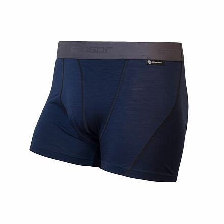 SENSOR MERINO ACTIVE pánske trenírky deep blue Veľkosť: S