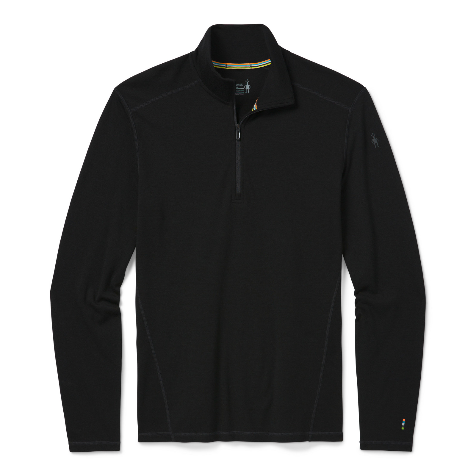 Smartwool M MERINO 250 BASELAYER 1/4 ZIP BOXED black Veľkosť: S