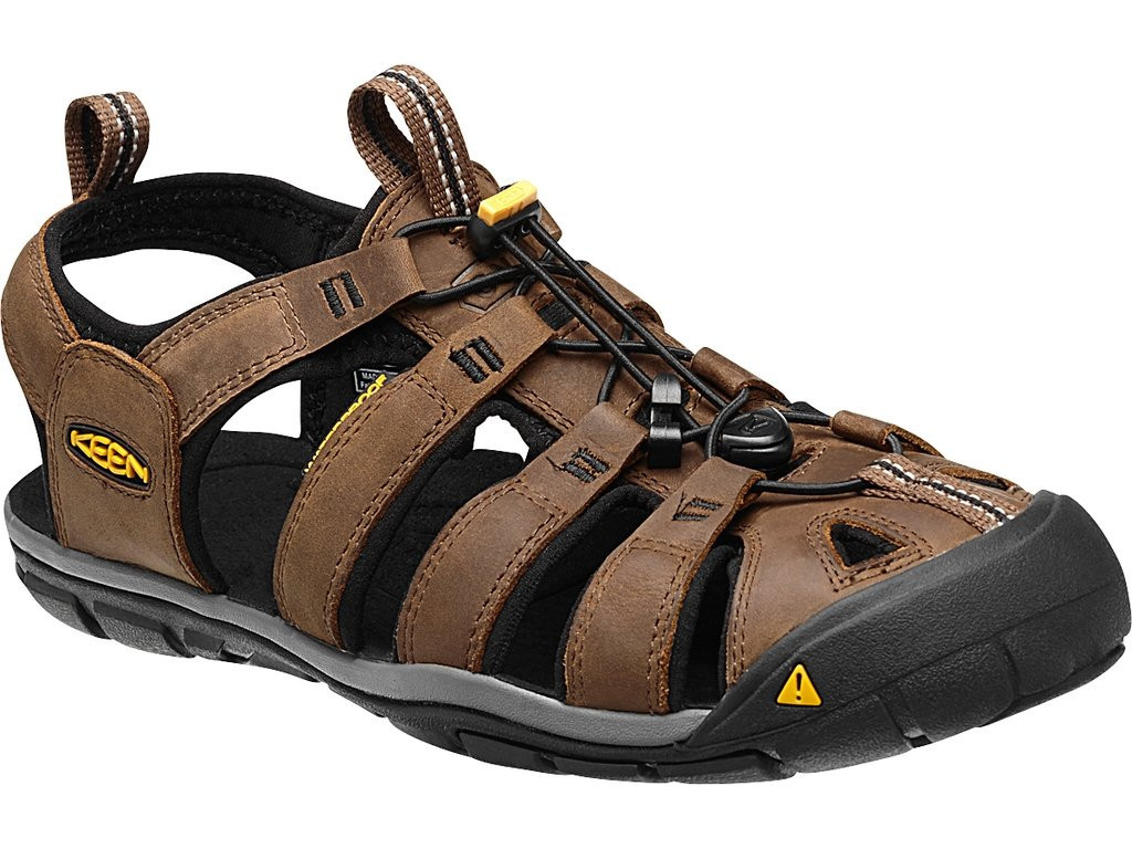 Keen CLEARWATER CNX LEATHER MEN dark earth / black Veľkosť: 45
