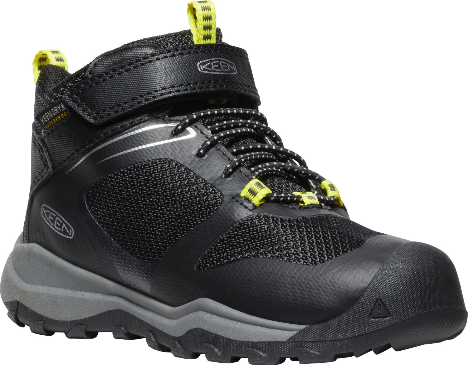 Keen WANDURO MID WP CHILDREN black/silver Veľkosť: 24